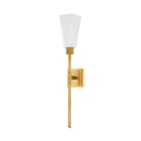 

1 Light Wall Sconce-27.25 inches Tall and 4.75 inches Wide-Vintage Brass Finish Bailey Street Home 72-Bel-4885738