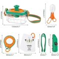 thumbnail image 2 of Bug Catcher Kit for Kids, Kids Outdoor Explorer Kit with Bug Collector, Whistle, Compass, Magnifying Glass, Bug Catching Kit Toy for Kids Age 3 4 5 6, 2 of 4
