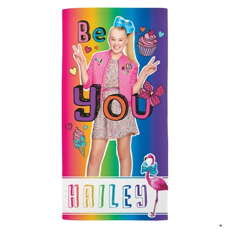 Jojo Siwa Be You Personalized Kids Beach Towel