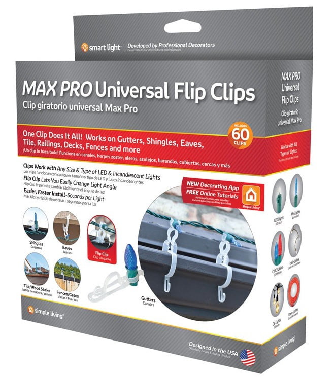 Details about   Simple Living Solutions 100ct Universal Light Clips