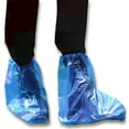 thumbnail image 7 of Scheam 10 Pairs Plastic Rain Boot Covers,Disposable Shoe Covers,Waterproof Shoe Protectors,Non-Slip Outdoor Overshoes,Elastic Band Design,for Women and Men (Blue), 7 of 7