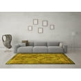 thumbnail image 3 of Ahgly Company Indoor Rectangle Medallion Yellow Traditional Area Rugs, 3' x 5', 3 of 4