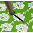 thumbnail image 3 of Vargottam Nappe Ronde Intérieure/extérieure 58 Pouces avec Trou pour Parasol et Fermeture Éclair, Nappe Imperméable, Nappes pour Table de Jardin - Vert Clair, 3 of 7