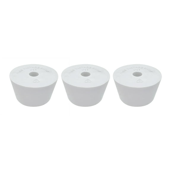Home Brew Ohio #9.5 Drilled Rubber Stopper Set of 3