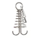 thumbnail image 1 of Greeniant Clavijas de anclaje para cubierta de 20 piezas con Clips de mosquetón, clavos para tienda a prueba de viento, accesorios para toldo, Escalada Plata (tipo gancho), 1 of 6