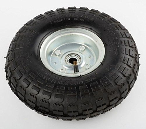 (2) 10" Air Tires Wheels For Handtruck Dolly Go Kart Wagon