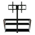 Whalen Xavier 3in1 Television Stand for TVs up to 70", Warm Ash