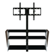 Whalen Xavier 3-in-1 Television Stand, Brown