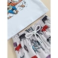 thumbnail image 6 of Toddler Baby Boy Summer Outfit Western Cowboy Short Sleeve T Shirt Top and Cow Hat Boot Shorts Set Infant Country Clothes, 6 of 7