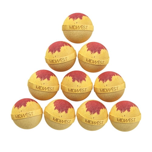 Sweet Honeysuckle Luxury Bath Bombs -Set of 10 - Extra Large - 4.5oz