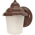 thumbnail image 3 of Nuvo 60-641 - 1 Light - 9" - Wall Lantern - Hood Lantern w/ Satin Frosted Glass, 3 of 5