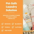 thumbnail image 3 of Laundry Booster Stain & Odor Removal Additive - Plant-Powered Formula for Pet Bedding, Clothing, and Washable Pee Pads - Eco-Friendly & Cruelty-Free, 32 oz, 3 of 4