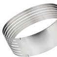 thumbnail image 3 of VONKY Adjustable Cake Cutter Slicer Stainless Steel Round Bread Cake Slicer Cutter Mold Cake Tools DIY Kitchen Baking, 3 of 7
