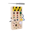 thumbnail image 4 of Tablero ocupado Montessori, Panel de Control de madera, juguetes educativos de desarrollo y destornillador, habilidades motoras básicas para mayores perfke tablero ocupado, 4 of 8