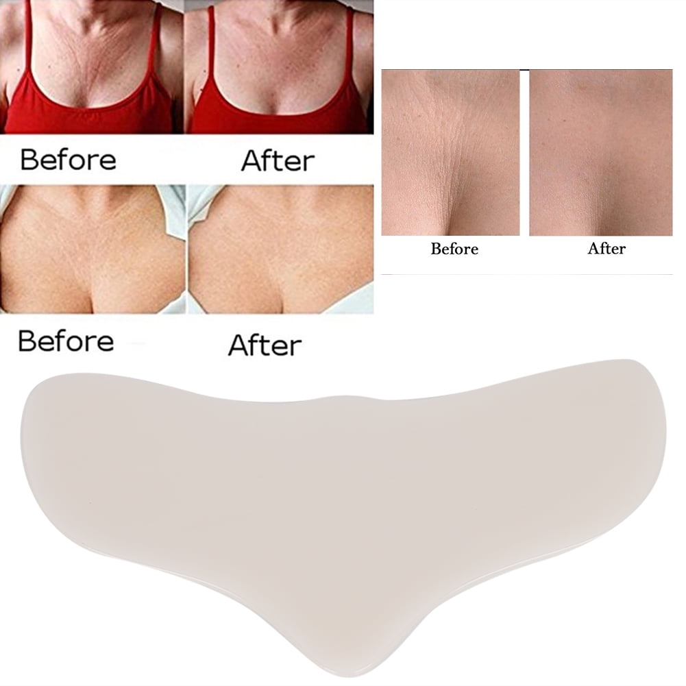 Cergrey Silicone Anti-Wrinkle Chest Pad Chest Wrinkles Removal Reusable Anti-Aging Patches,Chest Wrinkles Removal Pa