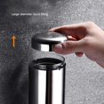 thumbnail image 3 of Home Hotel Wall Mounted Handwash Dispenser Washroom Lavatory Stainless Steel Shower Gel Container Dispensing Tool Accessories Single Grid, 3 of 9