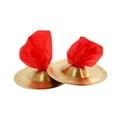 thumbnail image 3 of Xuanheng 2 Pieces Finger Cymbals Hand Cymbals for Performance School Drum Corp School, 3 of 8
