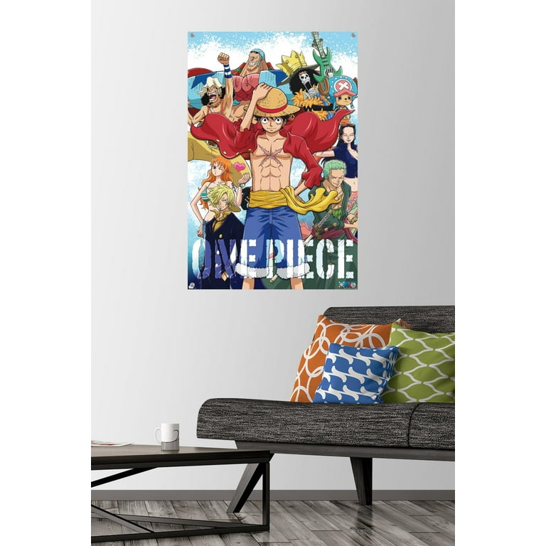 One Piece - Crew Wall Poster with Push Pins, 22.375