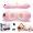 Pink, variant on Perehome 2026 Upgraded 3-in-1 Electric Lumbar Support Pillow, Neck Back Massager (with heating, vibration, and traction functions)Back Support Pillow for Chairs and Cars, Designed to Relieve Lower Ba