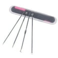 thumbnail image 4 of Fdit Needles,4PCS/Set Stainless Steel Blackhead Blemish Removal Needle Kit Tool, Blackhead Removing Needle, 4 of 8