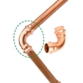 thumbnail image 6 of 12 Packs 1/2" Copper Fittings Kit,5 PCS Propress Coupling Fittings,4 PCS Press 90 Degree Elbow with 3 PCS Propress Tee use for Connect Copper Pipe, 6 of 8