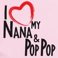 thumbnail image 2 of CafePress - I Heart My Nana And Pop Pop Body Suit - Baby Light Bodysuit, Size Newborn - 24 Months, 2 of 4
