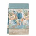 thumbnail image 2 of Teal Blue Brown Beach Coastal Kitchen Towels Set of 1, Nautical Shell Starfish Coral Summer Absorbent Dish Towels for Kitchen, Microfiber Hand Towel, Quick Drying Tea Towel for Cleaning Dishcloths, 2 of 7