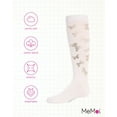 thumbnail image 6 of MeMoi Gold and Gilded Butterfly Knee High Cotton Blend Socks - Girls - Female, 6, White, 6 of 7