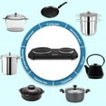Elite Gourmet EDB302BF Countertop Double Cast Iron Burner, 1500 Watts