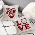 thumbnail image 2 of VintageWood Grainwith Valentine''s Day Love QuotePlaidThrowPillowCover 18"x18" Red BlackBuffaloCheck Plaid Happy Valentine''s Day Decorations ThrowPillowHome DecorCushion PillowcaseSet of 4, 2 of 6