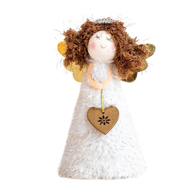 Fiudx Adorno para Árbol de Navidad, Colgante de Papá Noel, Decoración de Tela Artesanal, Adorno Festivo para El Hogar, Ambiente Navideño Acogedor, Fácil de Instalar, Ideal para Mesas de Comedor, Jueg
