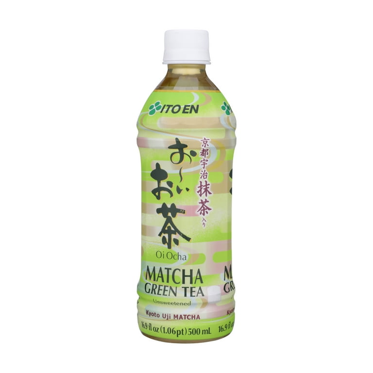 ITO EN Oi Ocha Genmaicha Green Tea, 16.9 fl oz, Unsweetened Matcha