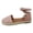 Pink, variant on Closed Toe Sandals for Women 2026 Summer Slip on Backless Flat Shoes with Strap Dressy Casual Comfy Non Slip Beach Footwear Gray Size 7.5