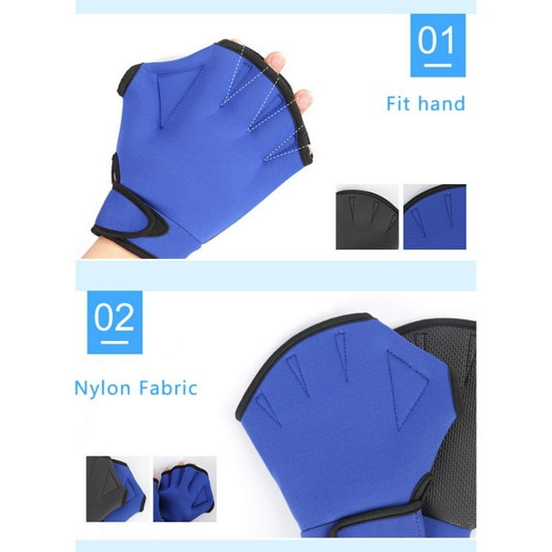 Swimming Gloves Aqua Fit Swim Training Gloves Neoprene Gloves bed
