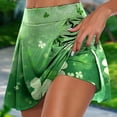 thumbnail image 2 of PMUYBHF Jupe-Culotte Décontractée Imprimée pour la Saint-Patrick pour Femmes, Demi-Jupe 1624, 2 of 4