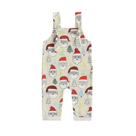 

GOODLUCKY Baby Girls Boys Ovrealls Rompers Christmas Clothes Jumpsuits