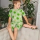 thumbnail image 4 of Fotbe St Patrick's Day11 Pijama Estampada de 2 Piezas para Niños – Ropa de Dormir de Manga Corta Cómoda para Niños y Niñas, Camiseta y Shorts de Algodón-X-Large, 4 of 6