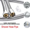 thumbnail image 5 of Zyler - 118Inch Stainless Steel Shower Hose Handheld Shower Head Hoses Flexible Pipe, 5 of 6
