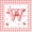 Red White W, variant on Catabedysis Cherry ABC Print A Full Size Comforter Sets For Girls,Personalized Monogrammed Gifts Bedding Comforter Set,Pink Reversible,3-Piece,1 Comforter and 2 Pillowcases