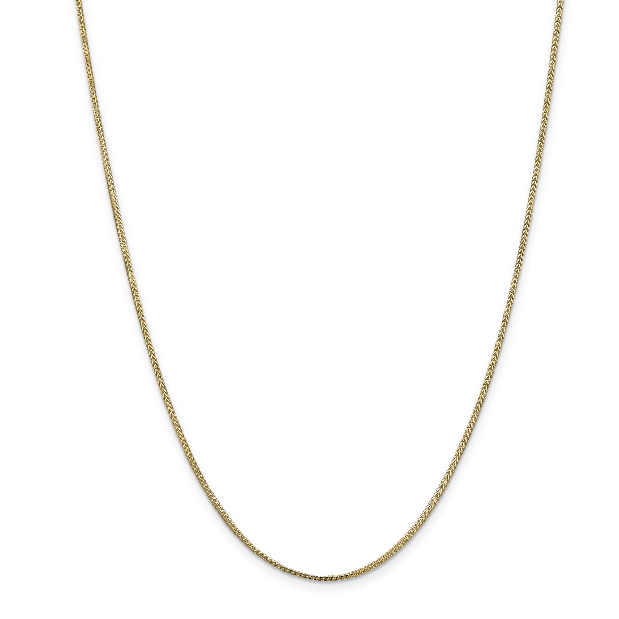 14k Yellow Gold 1mm Franco Chain 