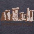 thumbnail image 3 of CafePress - Stonehenge_Rust_Nostroke - Womens Hooded Shirt, 3 of 3