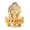 Maitreya, variant on Gieenan Vintage Alloy Buddhist Candle Holder Lotus Sitting Buddha Lamp Holder Ornament for Home Bedroom Yoga Room Decoration