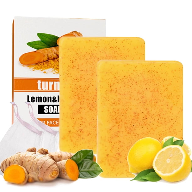 Barra de jabón ANEFOSE Agicea Turmeric Organic Lemon 100g (2)