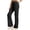 Black, variant on Straight Leg Yoga Pants for Women-High Waist with Back Pocket,Relaxed Fit Lounge Pants,Lightweight Stretchy Black M