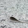 thumbnail image 6 of Traditional 5x8 Area Rug (5'3'' x 7'3'') Floral Gray, Teal Living Room Easy to Clean, 6 of 8