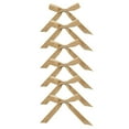 thumbnail image 1 of FRAÎCHE Holiday Brown Velvet Bow Clips Ornament Set, 6 pack, 1 of 4