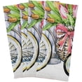 thumbnail image 6 of Birds Flowers Kitchen Dish Towels Set of 1 Absorbent Hand Towels, Lint-Free 18"x28" Heart Bike Cage Fast Drying Hanging Dishcloths for Cooking Baking Home Clean, 6 of 7