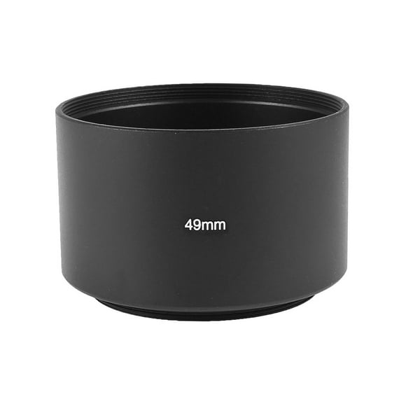 Unique Bargains Universal Camera 49mm Tele Screw in Aluminum Tubular Lens Hood