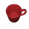 thumbnail image 5 of Red Leather Pattern Mix Coffee Mug Fun Custom Ceramic Mugs 11oz Red, 5 of 5