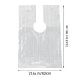 thumbnail image 4 of 200PCS Disposable Hairdressing Shawls PE Plastic Perm Dye Hair Shawl Hot Oil Treatment Capes Waterproof Haircut Neckerchief No-wash Hair Cutting Apron, 4 of 4